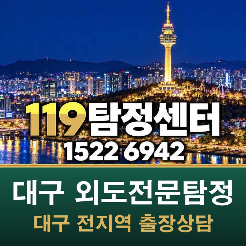 대구 외도전문탐정 — 대구